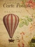 Balloon Vintage Postcard