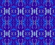 Blue And Purple Fragmented Pattern