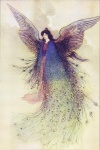 Angel Woman Vintage Art