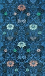 Floral Pattern Vintage Textile