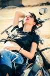 Girl On Motorbike