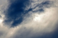 Gleaming White Cloud In A Blue Sky
