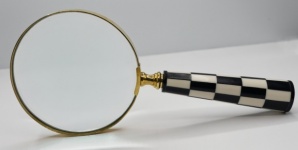 Gold Magnifying Glass,