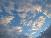 Sky Blue Clouds Sunshine