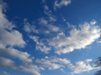 Sky Blue Clouds Sunshine