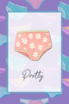 Pretty Girl Underwear Poster