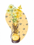 Boot And Flowers