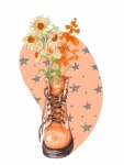 Boot And Flowers