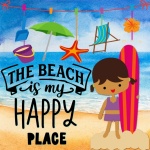Cute Beach Poster