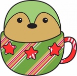 Christmas Penguin In A Mug