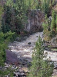River Through Canyon