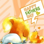 Father&039;s Day Dog Poster