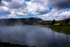 Steaming Pool In Yellowstone