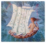 Mermaid Woman Vintage Art