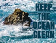 Ocean Poster Keep Clean