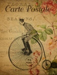 Penny Farthing Vintage Postcard