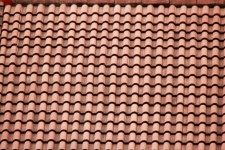 Roof Covered With Red Tiles
