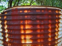 Rusted Surface On Old Tank