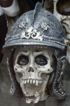Skull Wearing A Medieval Helmet