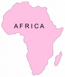Stock Vector AFRICA Map Icon Vector