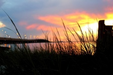 Sunset By The Bridge