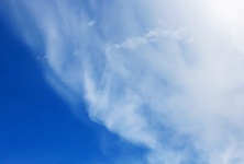 Vapour Cloud In A Blue Sky