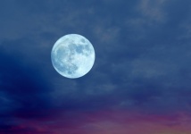 Full Moon Moon Sky Clouds