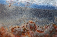 Weathered Texture On Rusted Metal
