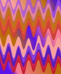 Waves Pattern Retro Background