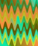 Waves Pattern Retro Background