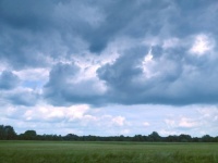 Clouds Sky Field Landscape