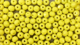 Yellow Crystal Glass Beads