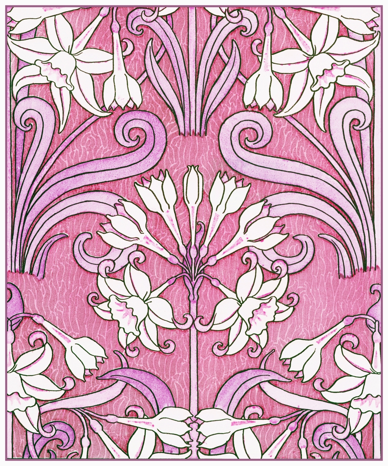 Flowers Pattern Vintage Art