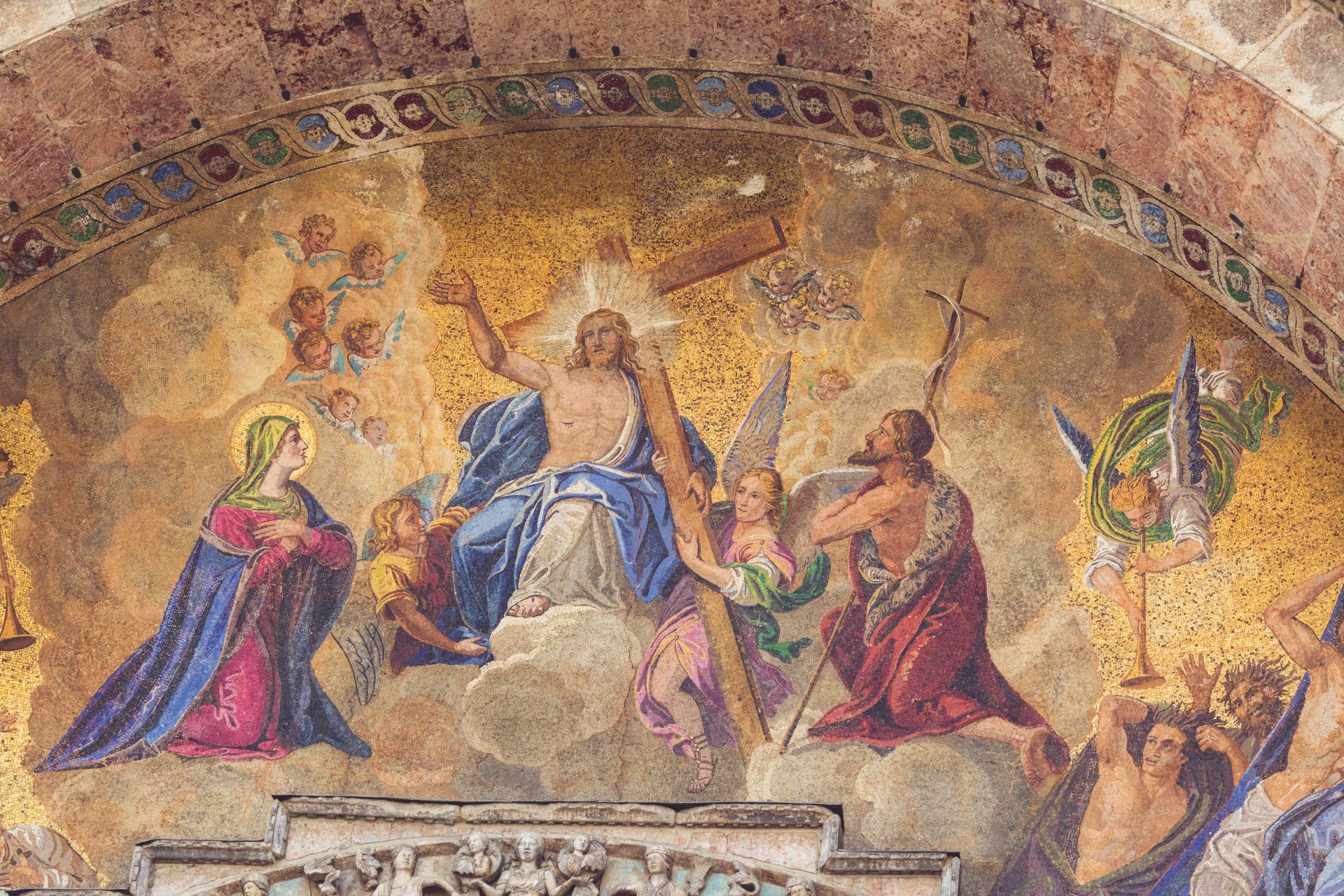 Fresco On Saint Mark's Basilica
