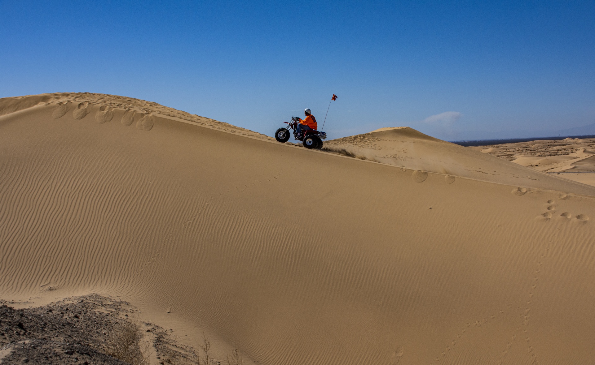 Sand Dune Dirt Bike
