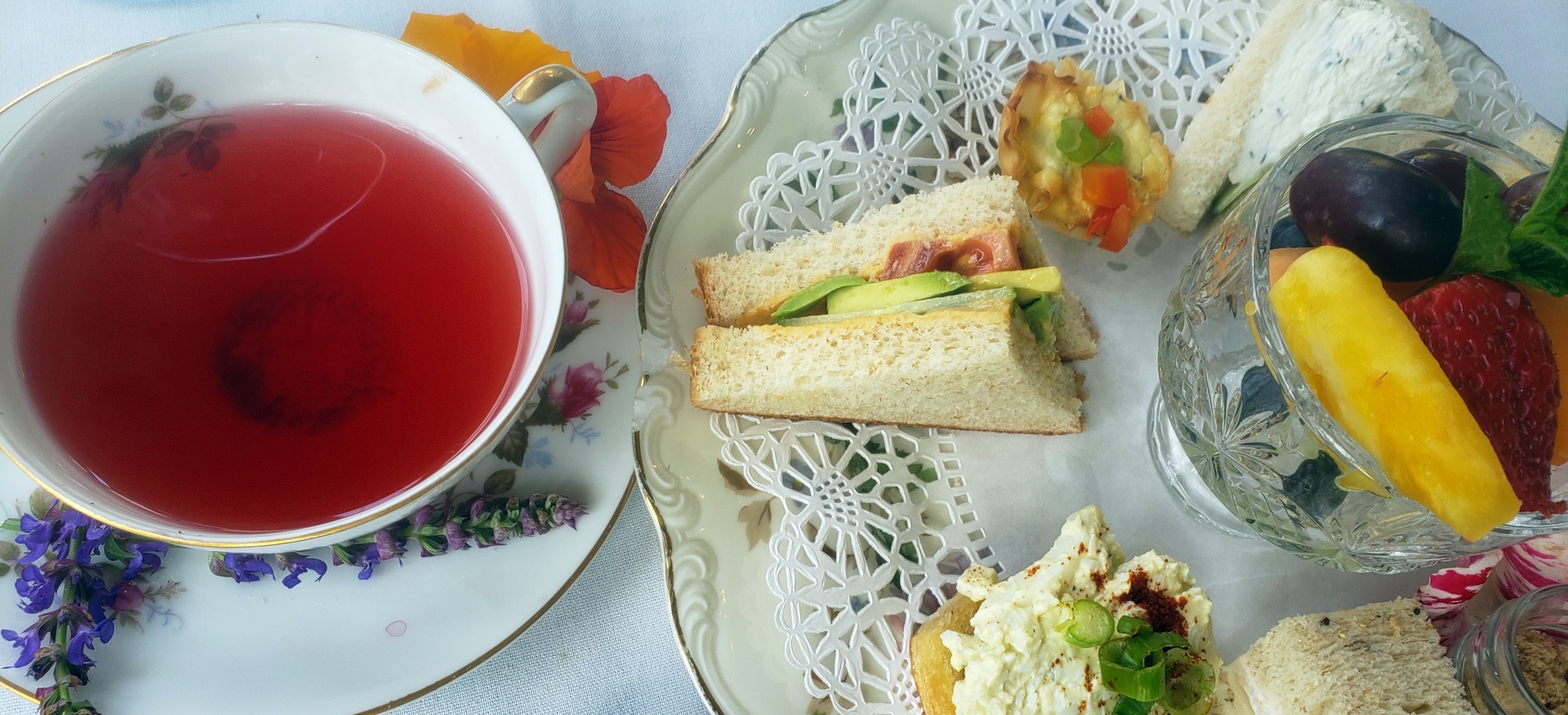 Tea And Finger Sandwiches