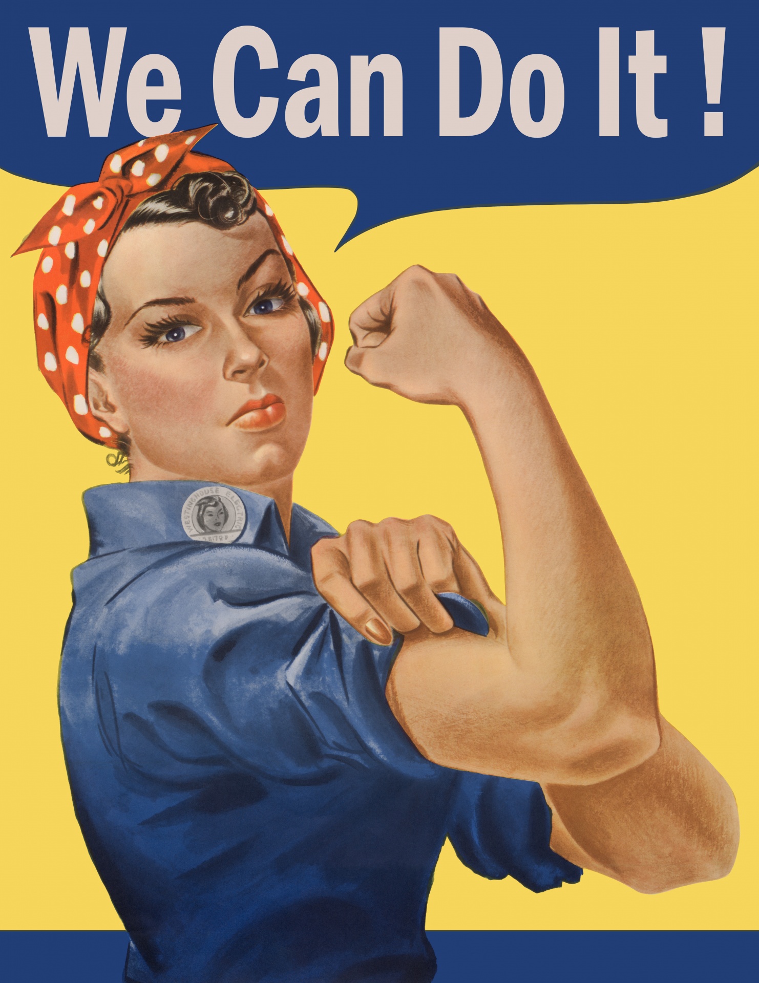 Rosie The Riveter Poster Girl