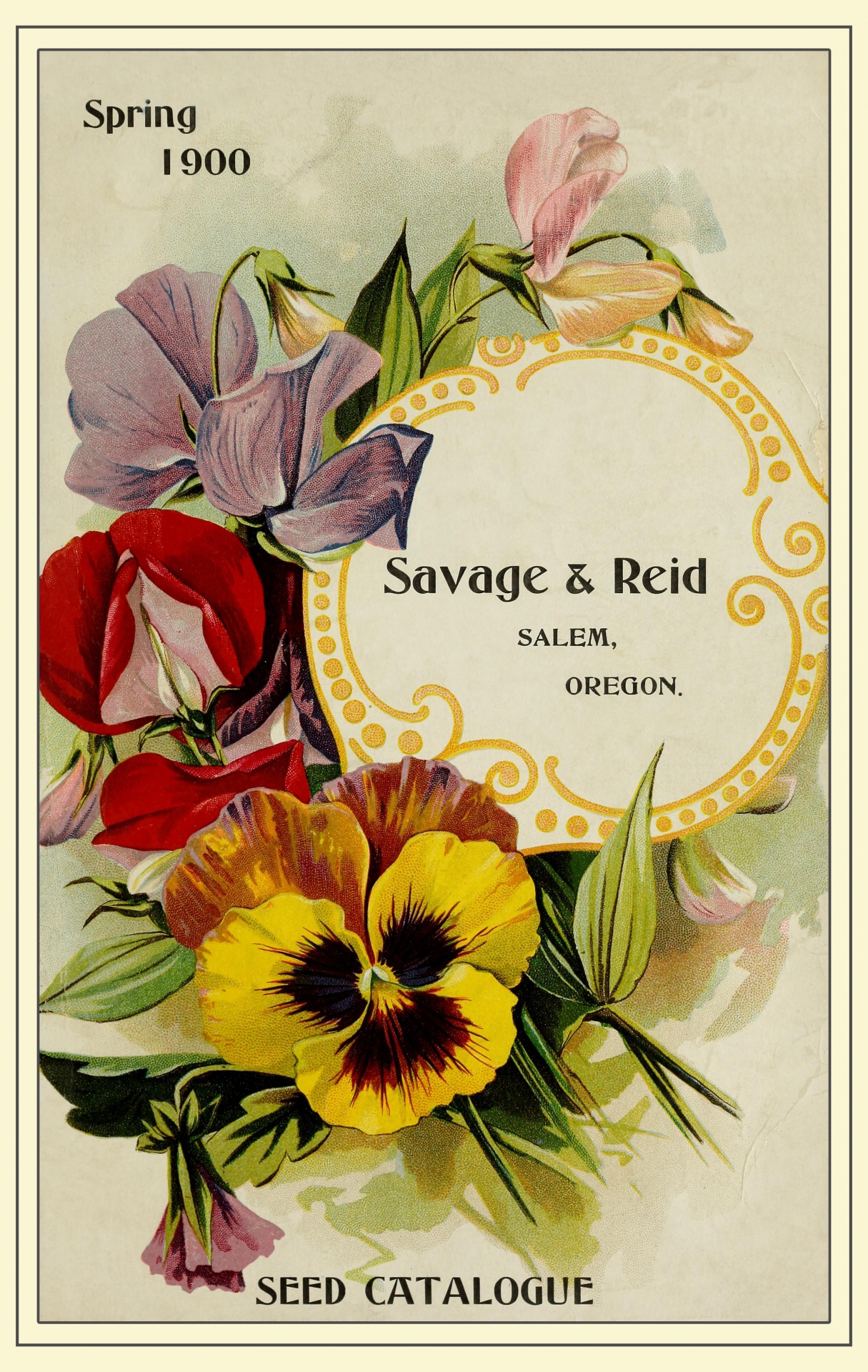 Seed Catalogue Vintage Flowers