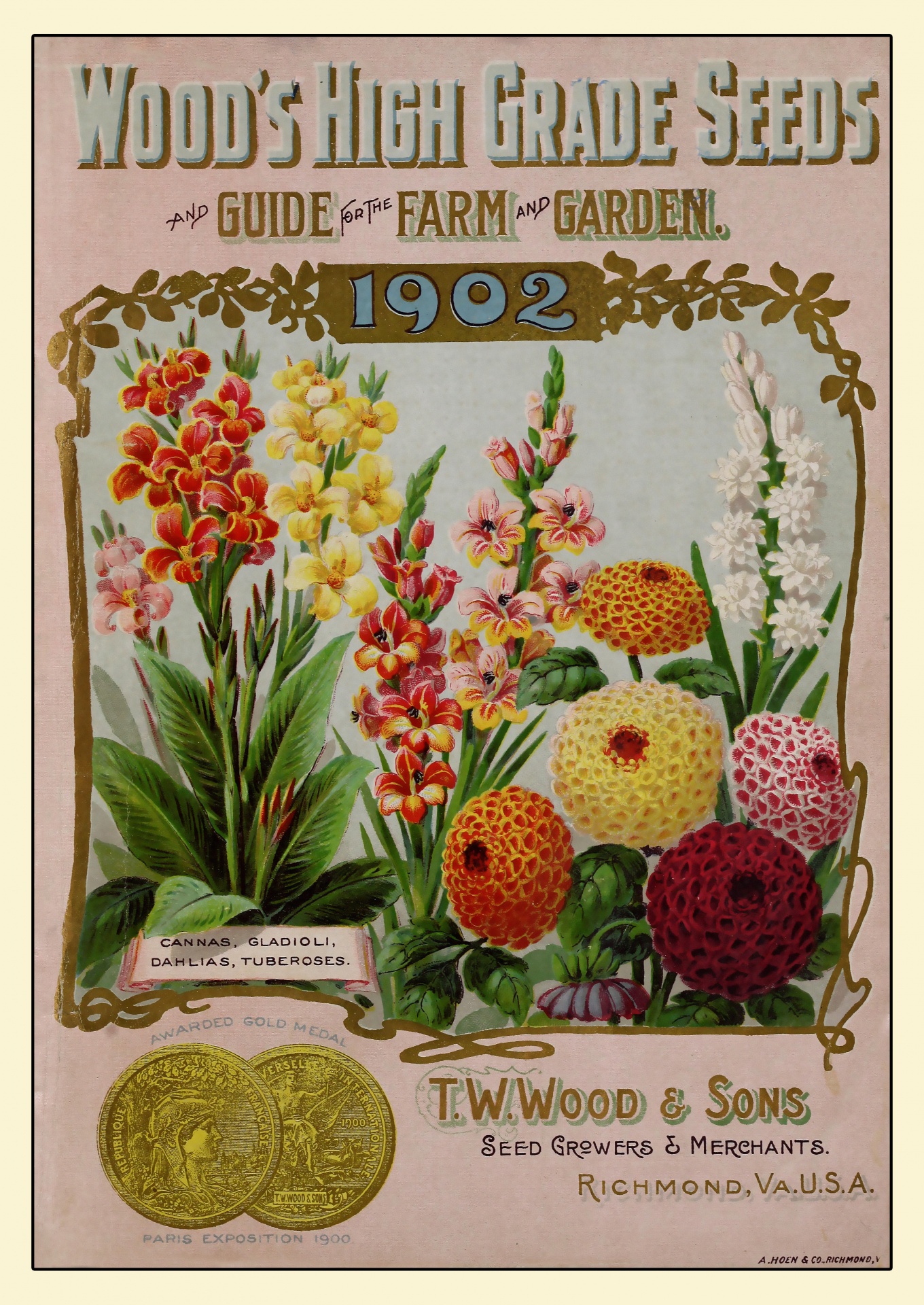 Seed Catalogue Vintage Print