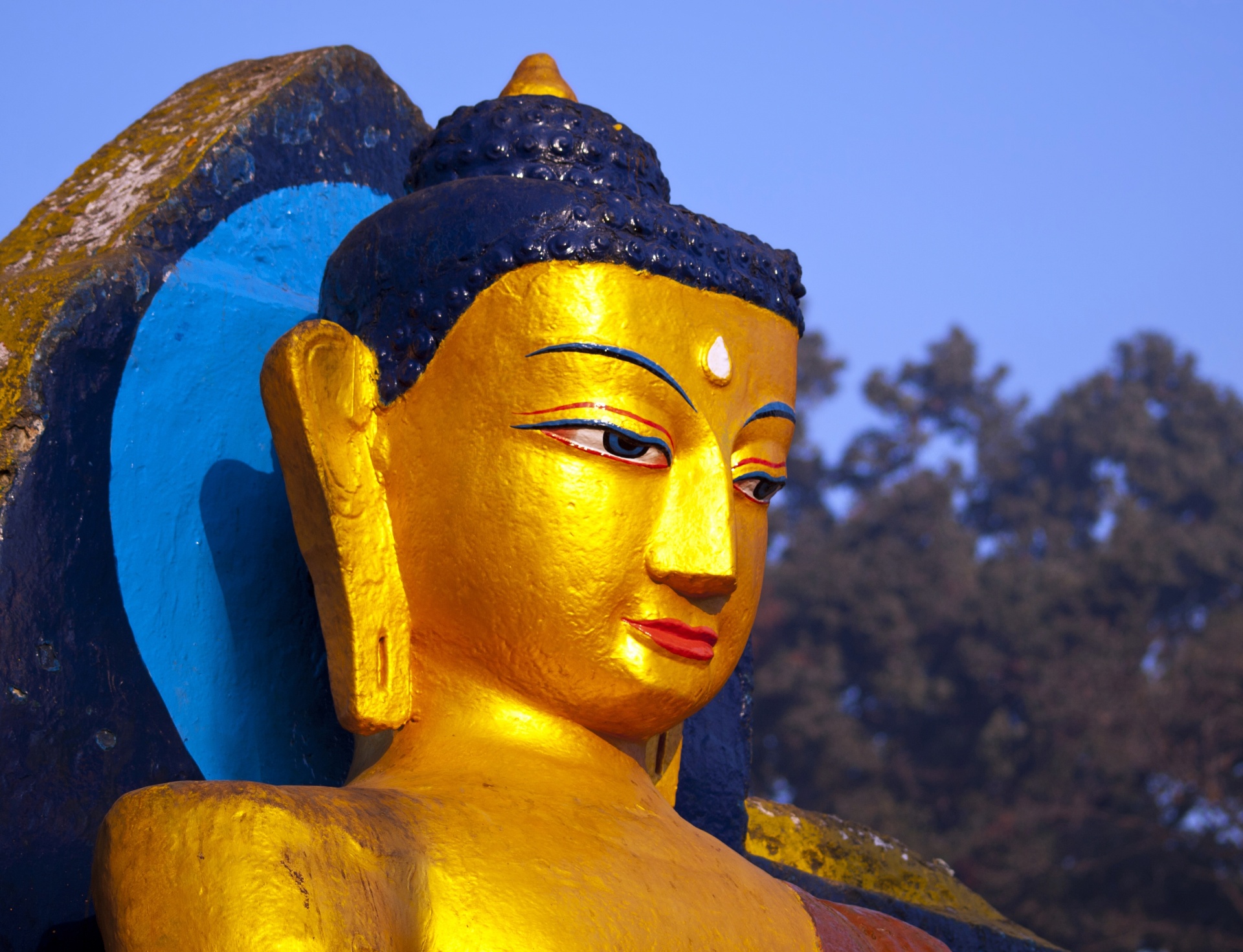 Swayambunath Buddha