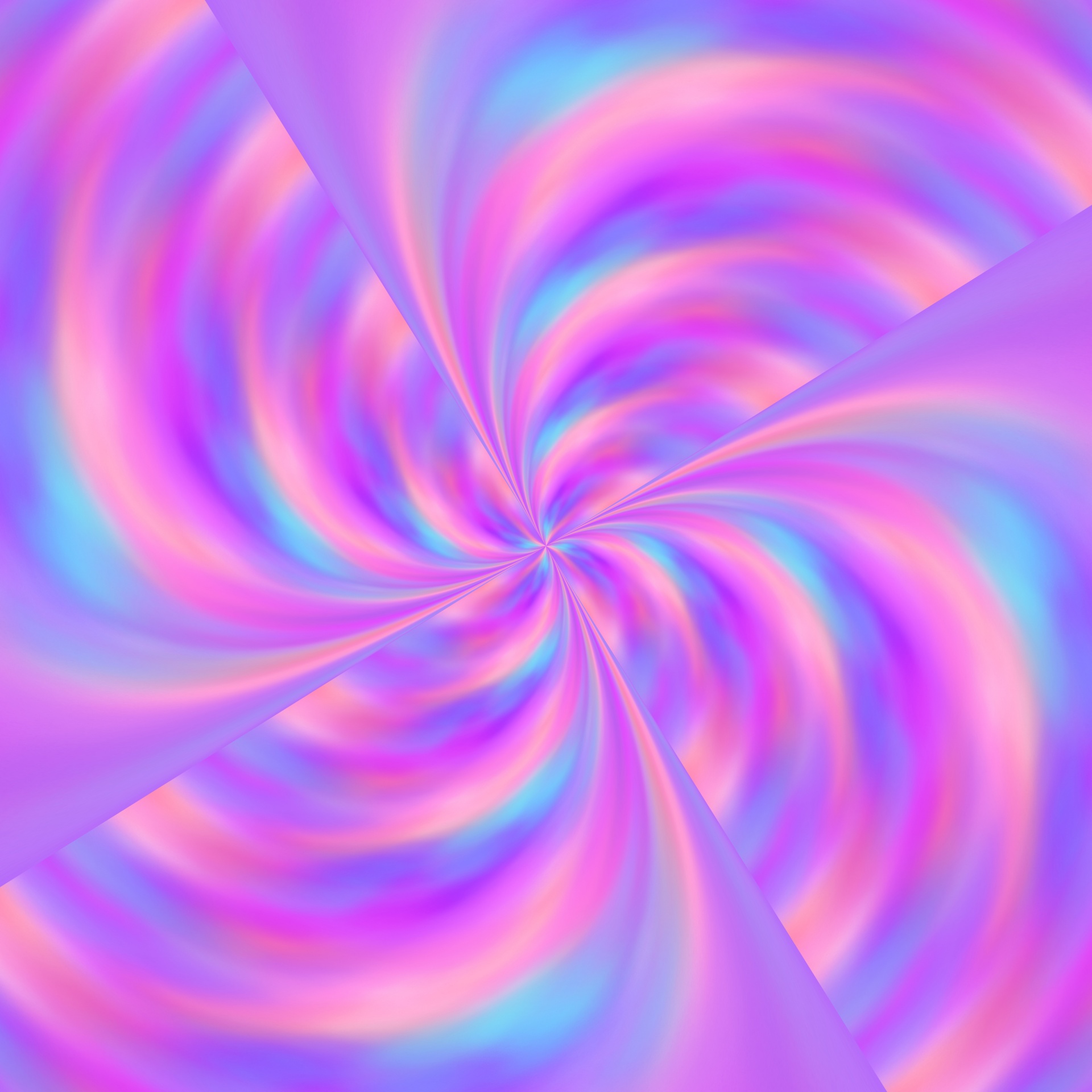 Background design with swirl patterns in fuchsia, orange and blue gradient