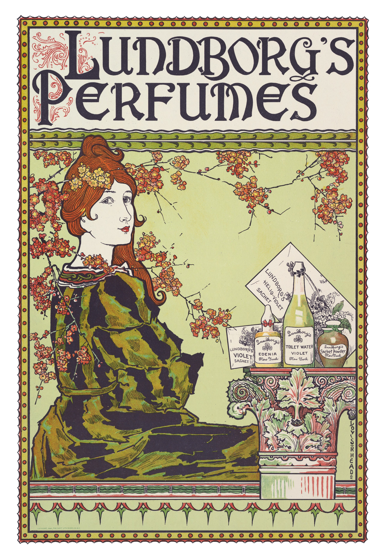 Vintage Perfume Advertisement