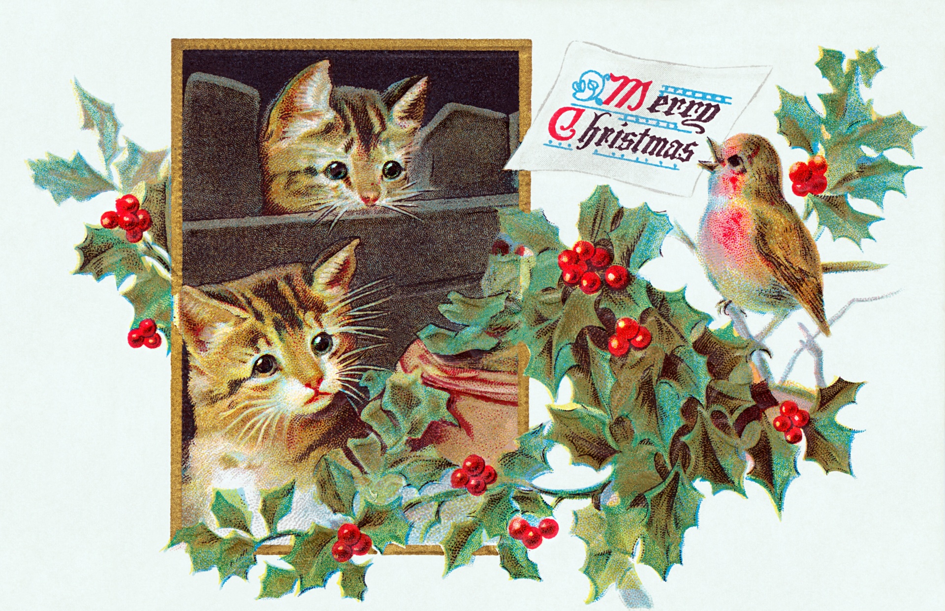 Christmas Vintage Postcard