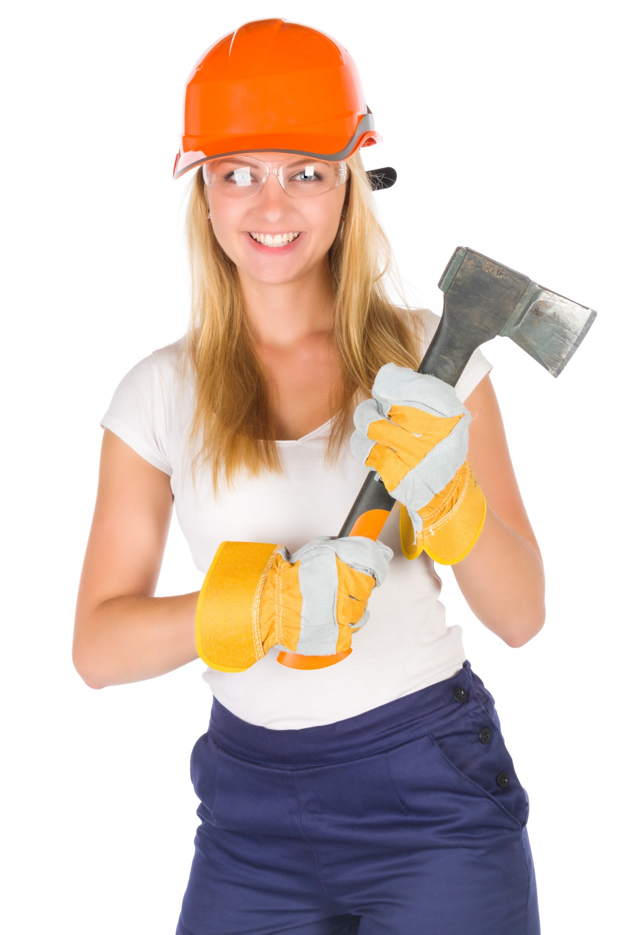 Worker With An Axe