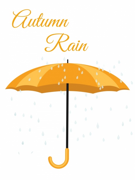 Őszi eső esernyő clipart Szabad kép - Public Domain Pictures