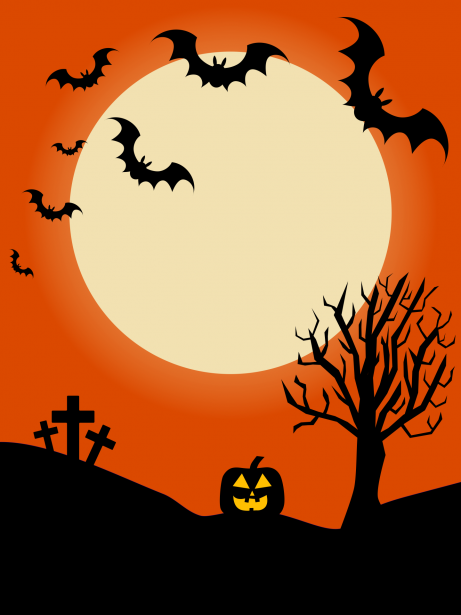Ilustrație peisaj de Halloween Poza gratuite - Public Domain Pictures