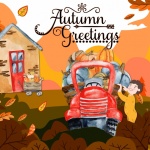 Autumn Fall Countryside Poster