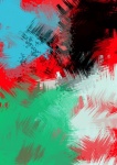 Brush Strokes Abstract Background