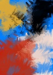 Brush Strokes Abstract Background