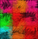 Brush Strokes Grid Abstract Background